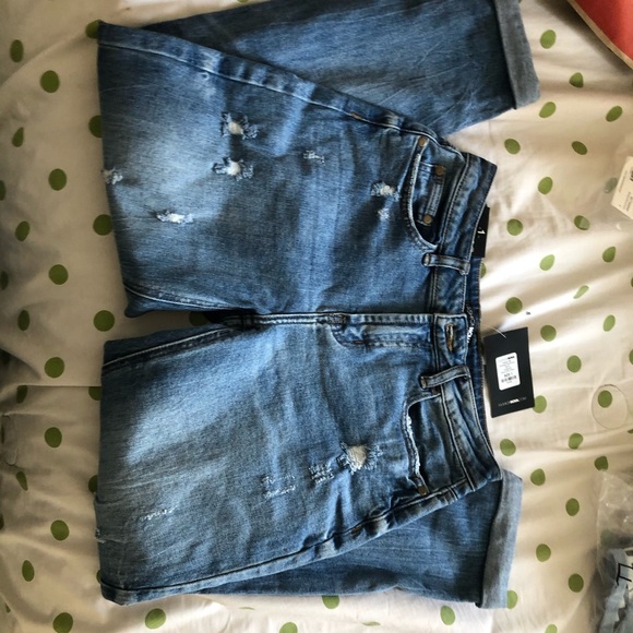 Keepin Me Stressed Boyfriend Jeans - Medium Blue - Picture 3 of 3